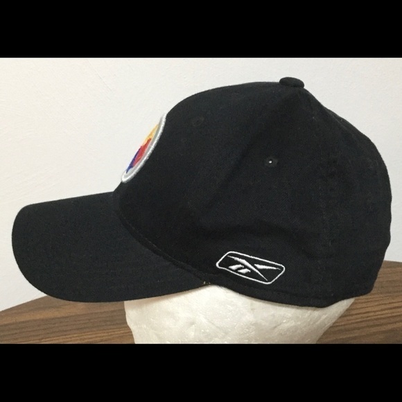 𝅺pittsburgh Steelers NFL REEBOK One-Size Black Hat - Picture 4 of 7